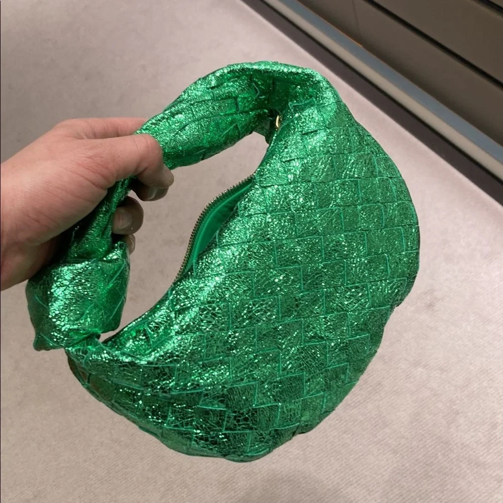 Bottega Veneta Jodie in Limited Metallic Green - Picture 2 of 6